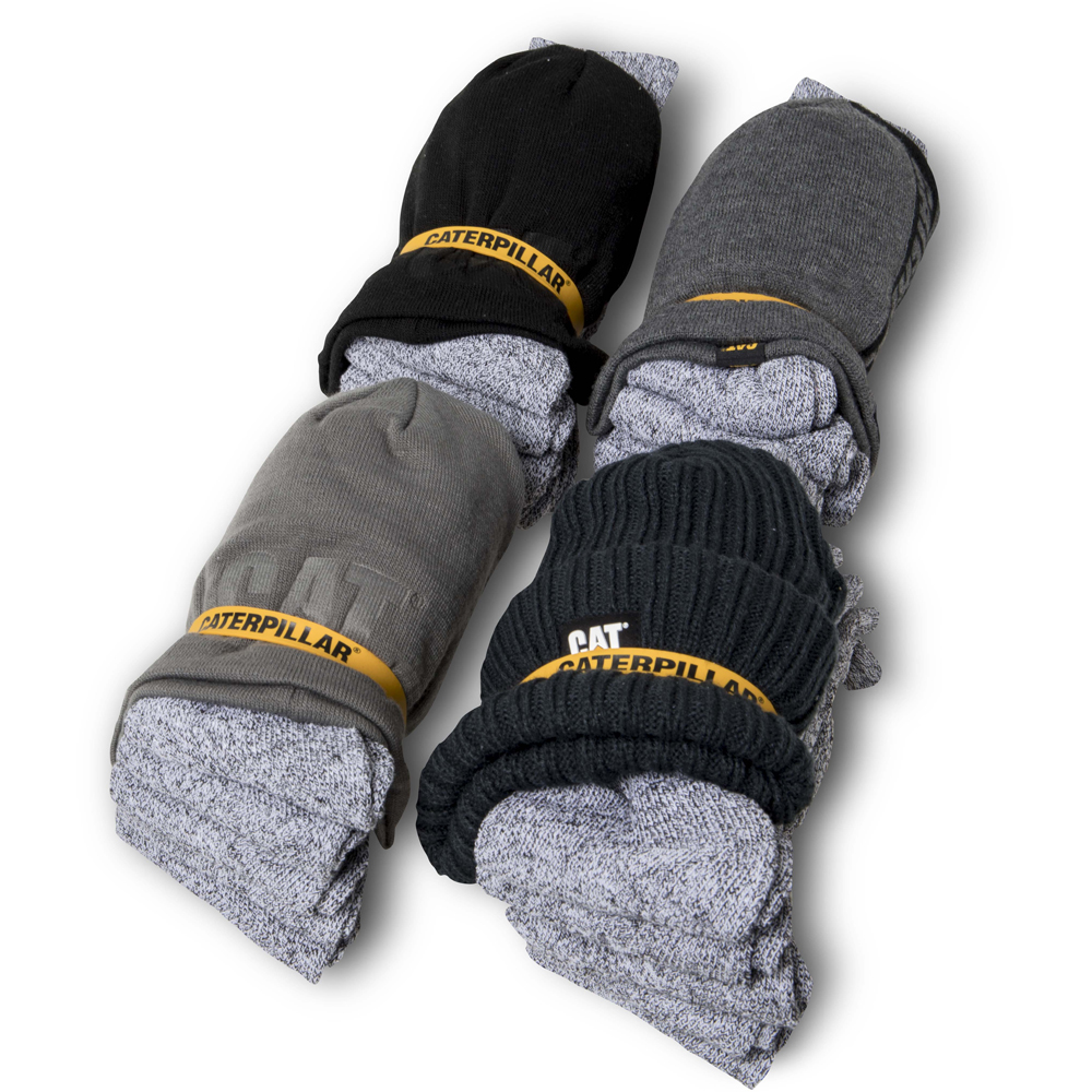 Caterpillar Beanie Bundle Philippines - Mens Socks - Black/grey 15879RSQA